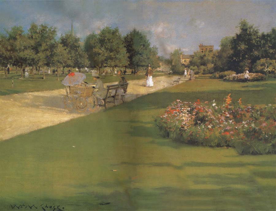 William Merrit Chase Prospect Park Brooklyn